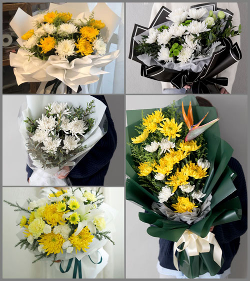 四川成都邛崃市回龙镇临江村白事花束代送